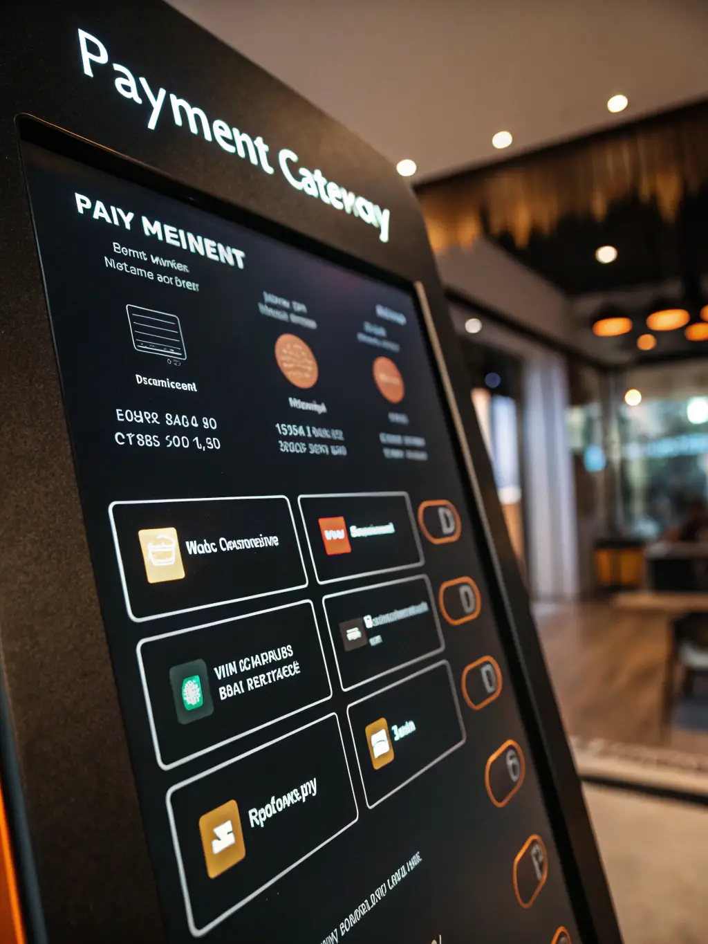 An image depicting a secure payment gateway interface with various payment options, such as credit cards, e-wallets, and bank transfers, emphasizing the platform's secure and convenient payment methods.